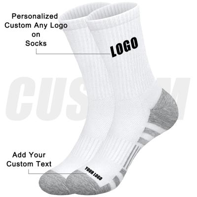 China Wholesale QUICK DRY Custom Logo Women Socks Custom Brand Crew Socks Cotton Socks for sale