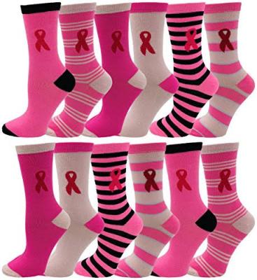 China Uron QUICK DRY Breast Cancer Awareness Socks Good Quality Women Socks for sale