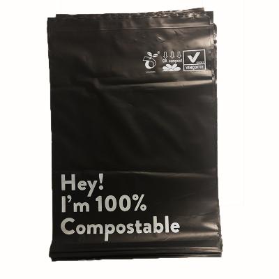 China BIODEGRADABLE Custom Cornstarch 100% Compostable Bags Biodegradable Logo Size OEM ODM Logo Size Mailing Bags for sale