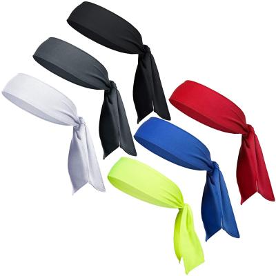 China OEM Custom Logo Sports Head Bandana Head Bandana Dry Fit Tennis and Ninja Links Headband Sports Headbands for Women Men for sale