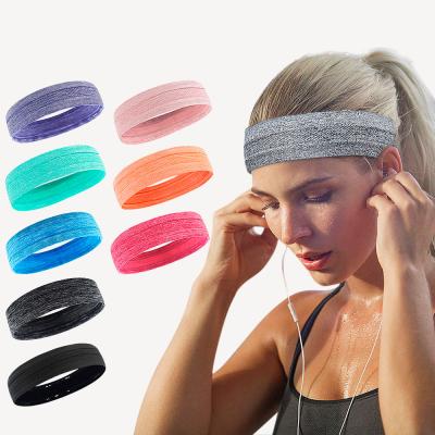 China Custom Logo Popular Running Exercise Yoga Headband Sport Headband For Women Men for sale