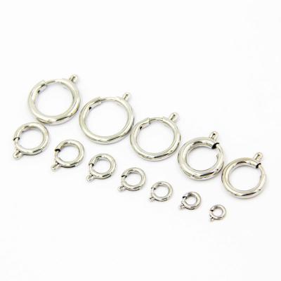 China Basic 4mm - 20mm Custom Ring Lock Around Stainless Steel O Ring Spring Clasp Clasp For Jewelry Making for sale