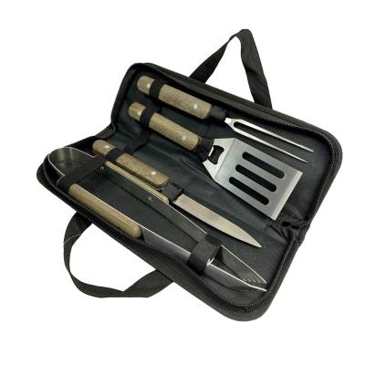 China Good Price Easily Cleaned Stainless Steel Barbecue BBQ Tool Kit for sale