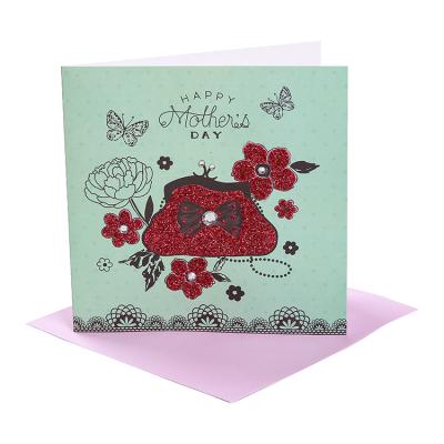 China Cheap Custom Mather's Day Greeting Card Pop Of 300gsm Uncoated Paper for sale