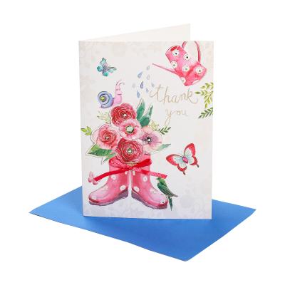 China 250gsm One Side Coated Paper Custom Luxury High Quality Thank You Cards For Card Product for sale