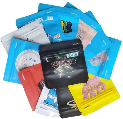 China Heat Seal Smellproof Mylar Spice Bags Stand Up Resealable Foil Ziplock Bags, Food Safe Plastic Foil Material for sale