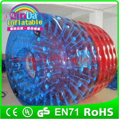 China QinDa Inflatable New water toys water walking roller Water Roller For Kids for sale