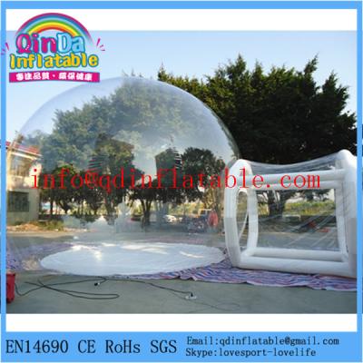 China Hot sale brand new install convenient transparent inflatable bubble tent for camping for sale