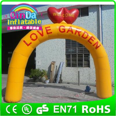 China Guangzhou QinDa Inflatable custom made with your logo advertising inflatable arch for race for sale