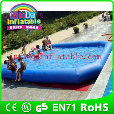 China PVC Inflatable Swimming Pool water game pool inflatable pool with cover for sale