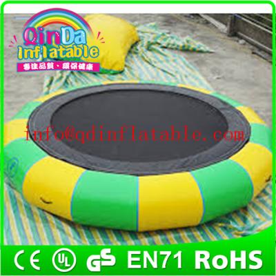 China Durable Inflatable aqua jump water trampoline water jump toy Inflatable Aqua Trampoline for sale