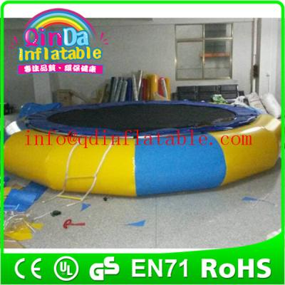 China Inflatable water games floating island inflatable sea trampoline inflatable water park for sale