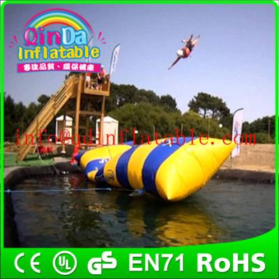 China water toys game aqua blob jump inflatable water jumping blob for sale