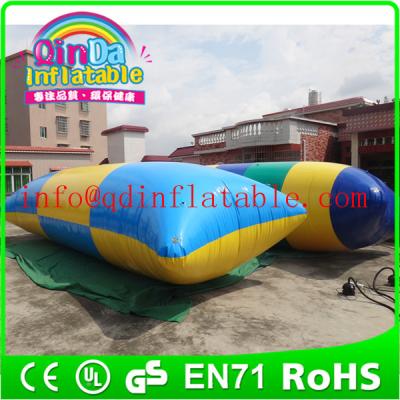 China Blob Jump Water Toys,Water Blob Jumping Bag Inflatable Aqua Trampoline for sale