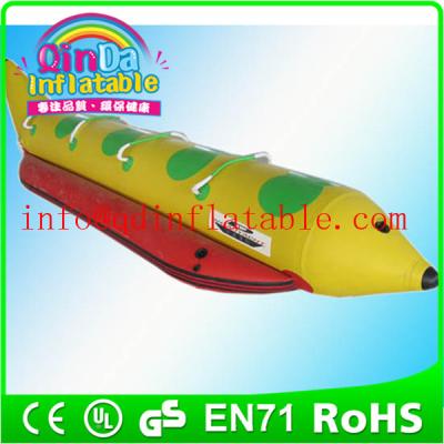 China Funny inflatable water games flyfish banana boat for sale pvc water park for sale