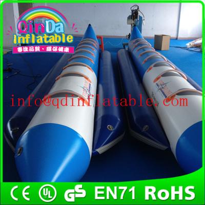 China Guangzhou QinDa inflatable boat water game banana boat for saleair boat for fun for sale