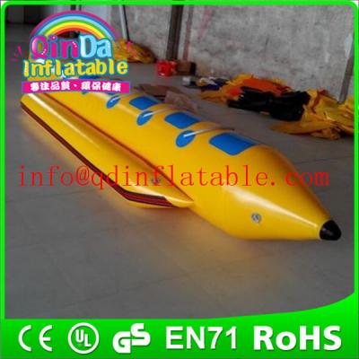 China QinDa inflatable water ski boat floating boat for sale drag by motor boat for sale