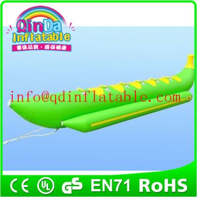 China Water float single inflatable banana boat folding boat inflatable boat for sale