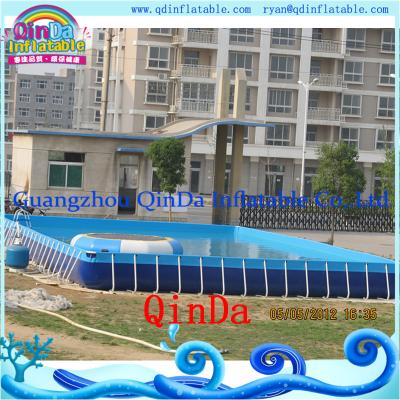 China Guangzhou QinDa Above Ground Pool PVC Frame Pool for sale