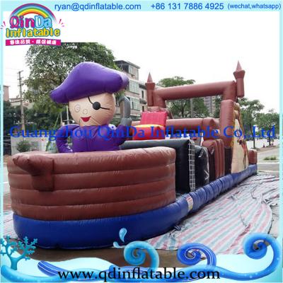 China Crazy Giant Inflatable Obstacle Course for sale