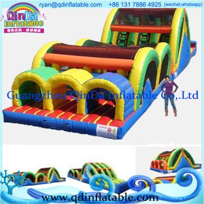 China Inflatable Sport Games , Inflatable obstacle Course for Adult for sale