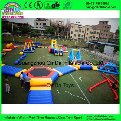 China New Giant Inflatable Water Park Games With TUV Certificate / Inflatable Wipeout Course For Sale for sale