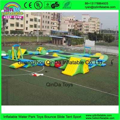 China Custom design outdoor adults giant inflatable floating water park for open water entertainment from Guangzhou for sale