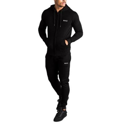 China Wholesale OEM Anti-UV Custom Your Own Logo Fitness Crewneck Tracksuit Men Gym Sports Wear Jogging Tracksuit Set for sale