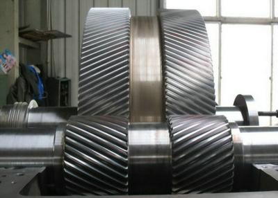 China 6000mm Herringbone Gear Shaft Forged Machining Metal Parts For Marine Equipment 15MT for sale