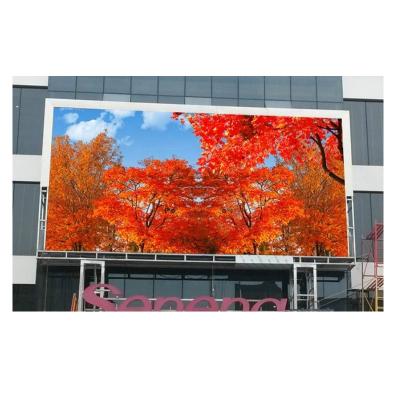 Cina Outdoor LED video displayer P6 outdoor led display full color high resolution led tv screen led curtain video wall in vendita