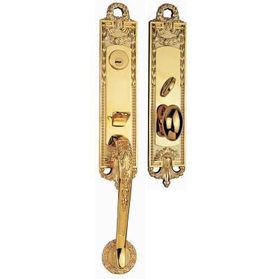 China Wooden door and metal door brass bolt and lock tubular door locks for front door for sale