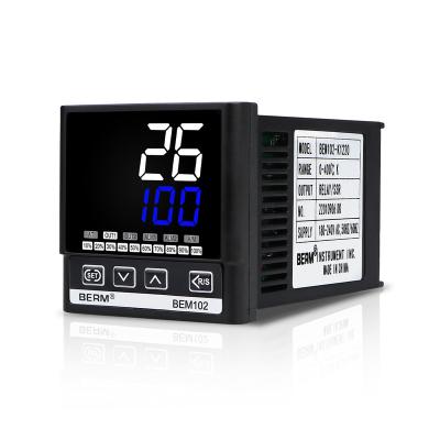 China BEM102 48*48mm PID Temperature Controller Digital Display Adjustable Smart Thermostat BERM102 for sale