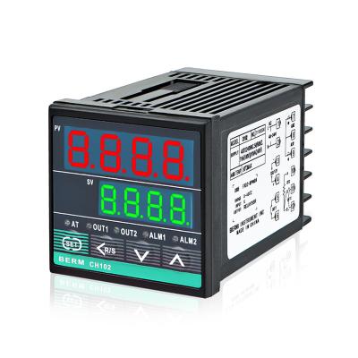 China BERM CH102 PID Temperature Controller High Precision Temperature Protector Digital Display Intelligent Dual Output CH102 for sale