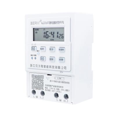 China KG316T KG316T-A Microcomputer Time-Space Switch 220VAC Street Light Display Board Hourly Switch Resistance25A for sale