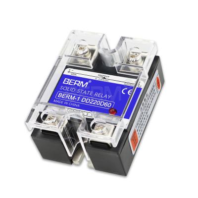 China Berm-1 DD220D60 Sealed Solid State Relay DC Control DC , SSR-60DD Thyristor Single Phase SSR for sale