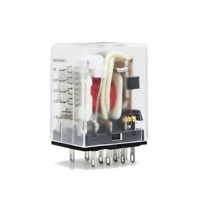 China BERM BEMM4C MY4NJ Small Relay 12v 24v 220v Sealed Intermediate Copper Coil Electromagnetic Coil Small 14 Pin Relay 12v 24v 220v for sale