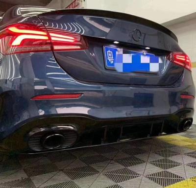 China High quality w177 A35 upgrade rear diffuser with exhaust tips for sport sedan for benz w177 A35 for sale