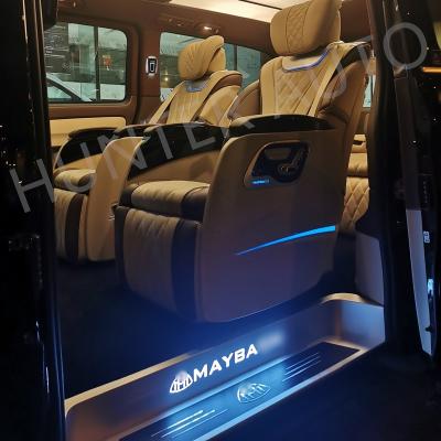 China Factory Price Maybach Style Automotive Interior Parts For Mercedes Benz V Class Metris Vito W447 Aluminum Customizable Welcome Door Pedal for sale