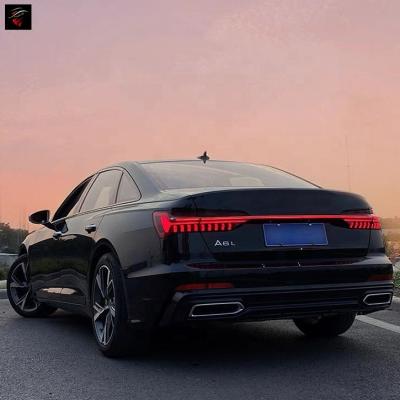 China ABS+LED Factory Product Upgraded New Retrofit Car LED Full Flow Dynamic Tail Light Tail Lamp For Audi A6 C8 2019 2020 Tail Lamp Rear Light for sale