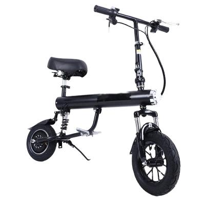 China Small Unisex Mini Black High Endurance Alloy Steel Folding Electric Scooter for sale