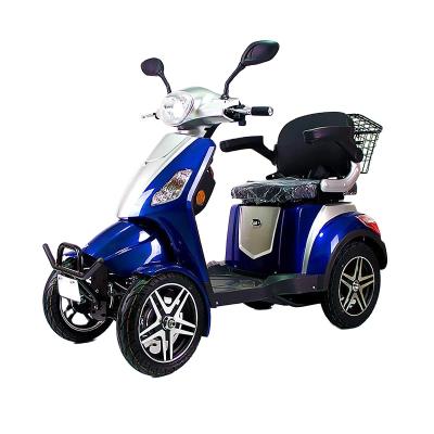 China 60V 20Ah Unisex Older Blue Four Wheel Electric Walking Vehicle for sale