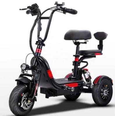 China Electric vehicle 48v400w unisex with three wheels and two seat and high cost performance for sale