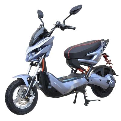 China 1200W 60V Unisex Anti Theft Multi Colors Electric Motorcycle for sale