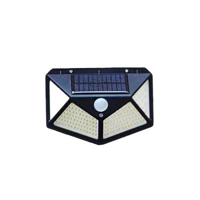 China 100LED Outdoor Full Illumination - Three Function Inductive Solar Square Outdoor Wall Lamp Vintage for sale