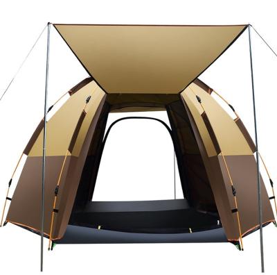 China Outdoor Camouflage Game Camping Tents / Field Thickening Automatic Portable Equipment Rain Proof Tent for sale