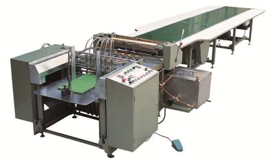 China Automatic Paper Sheet Feeding Pasting Machine, Automatic Feeding, Hot-melt Glue, Gift box making for sale