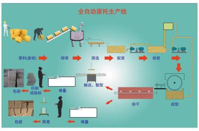 China Paper Egg Tray Production Line, Egg Carton Making Machine, mold made to customer request for sale