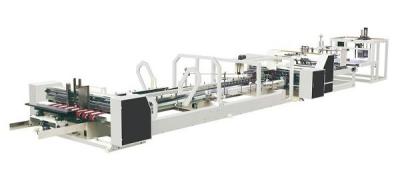 China Automatic Folder Gluer Stitcher Strapper All Inline One Machine, PP or PE strapping for sale