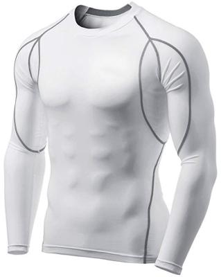 China Wholesale Men Anti Shrink Long Sleeve Baselayer Cool Dry Compression Wicking Quick Dry T-Shirt for sale