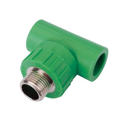 China China Supplier HOT Sale PPR Plastic Pipe And Fittings For Cold And Hot Water Male Threaded Tee for sale